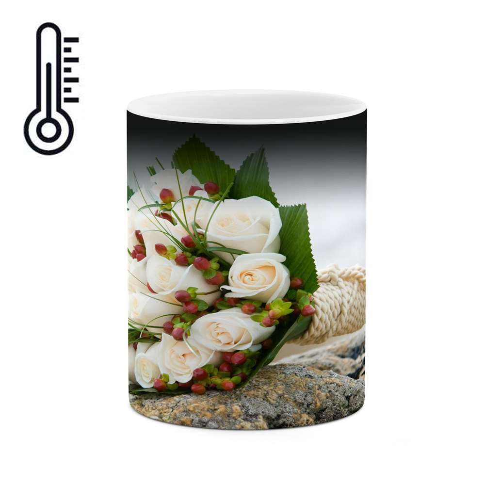 ماگ حرارتی کاکتی طرح دسته گل مدل mgh15736