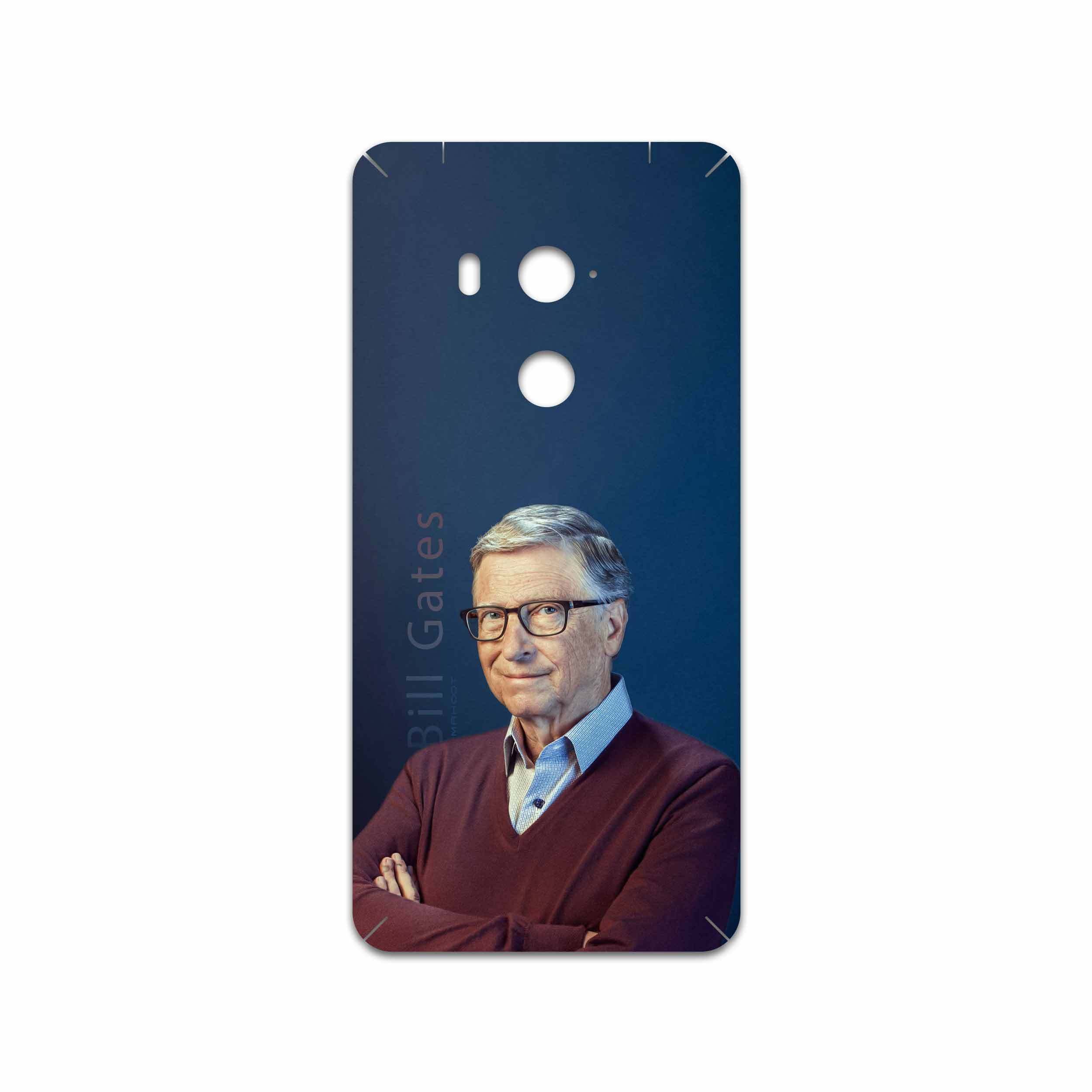 برچسب پوششی ماهوت مدل Bill Gates مناسب برای گوشی موبایل اچ تی سی U11 Eyes