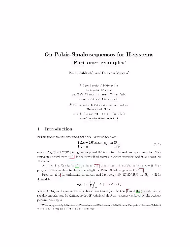 خرید و دانلود نسخه کامل کتاب On Palais-Smale sequences for H-systems. examples