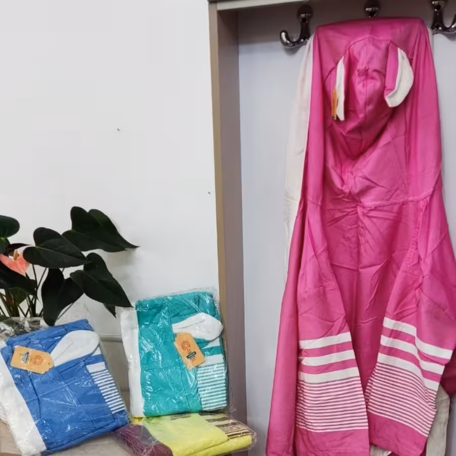 حوله تن پوش نخی کودک مارال سایز60  دارای رنگ بندی 