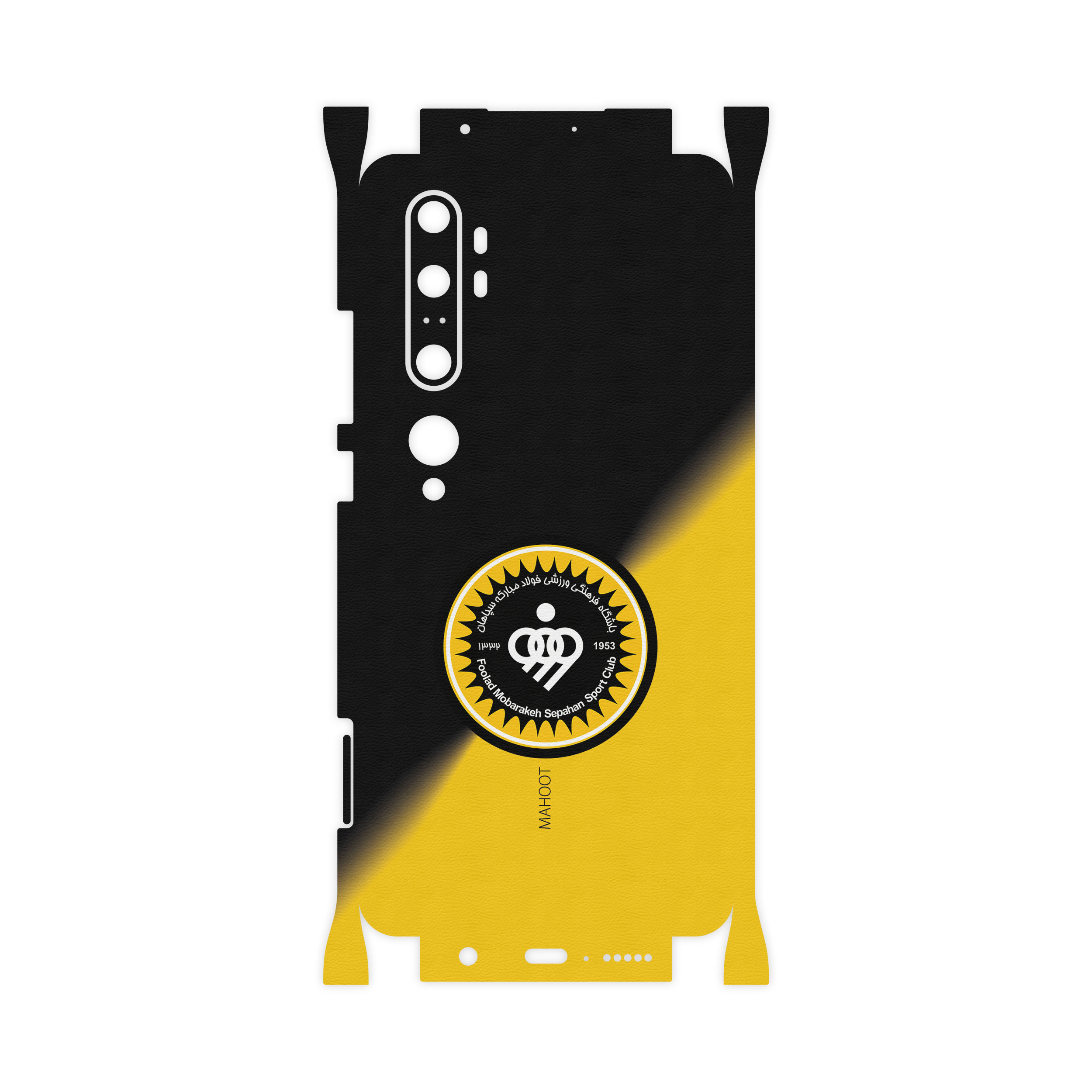 برچسب پوششی ماهوت مدل Sepahan-FC-FullSkin مناسب برای گوشی موبایل شیائومی MI Note 10 Pro