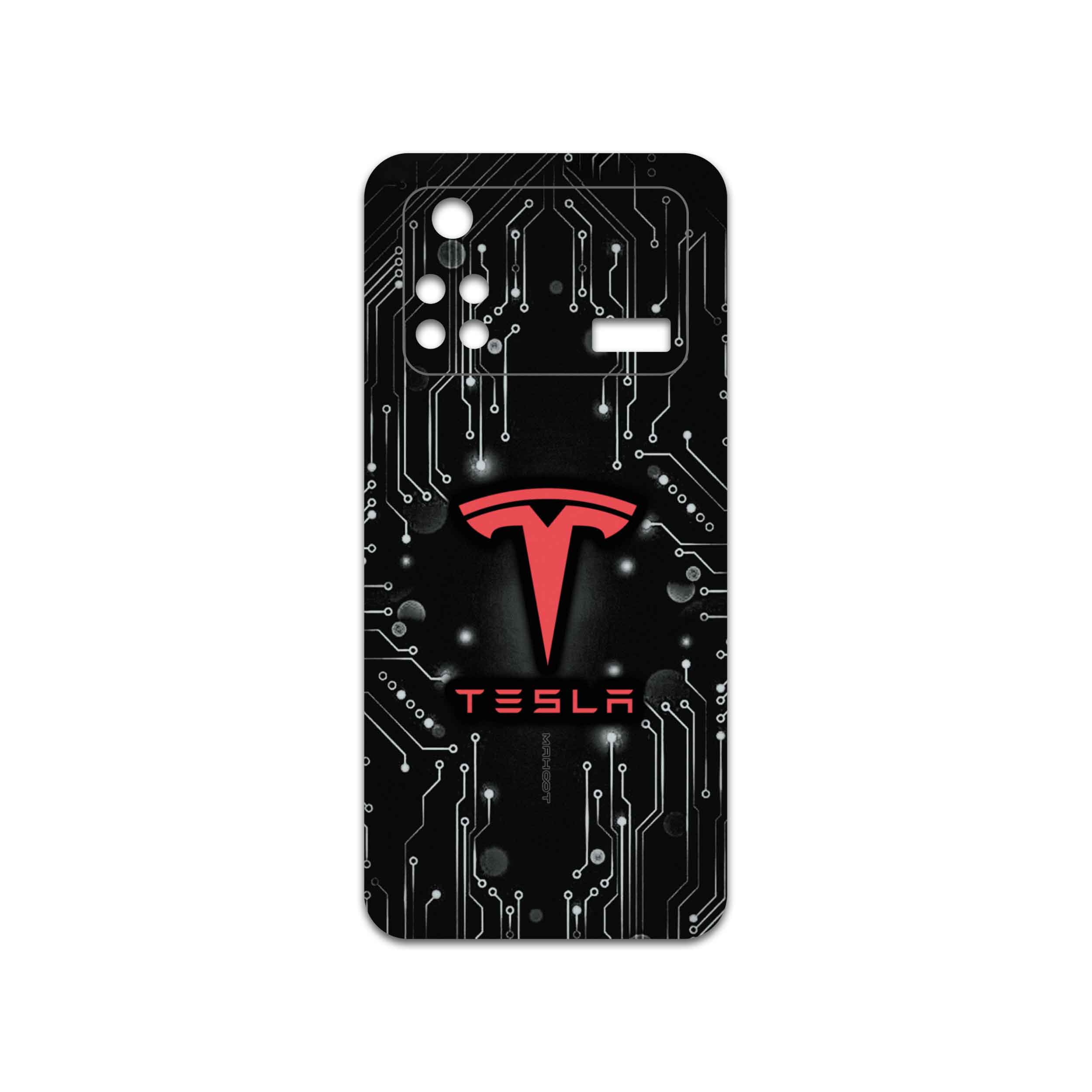 برچسب پوششی ماهوت مدل TESLA مناسب برای گوشی موبایل شیائومی Poco M4 Pro 4G