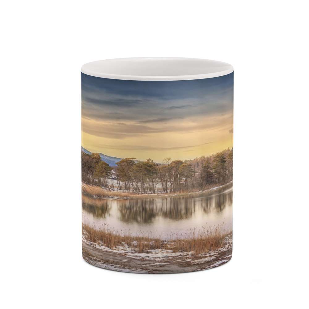 ماگ کاکتی طرح منظره برفی مدل mgh18510