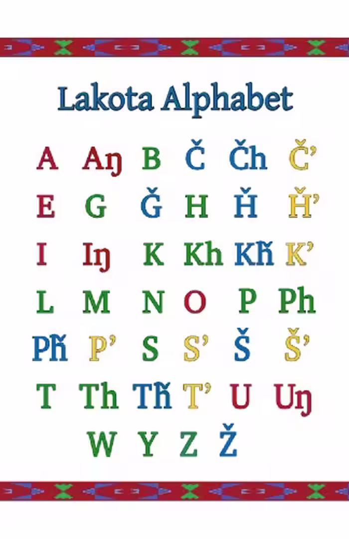 خرید و دانلود نسخه کامل کتاب Lakota Alphabet