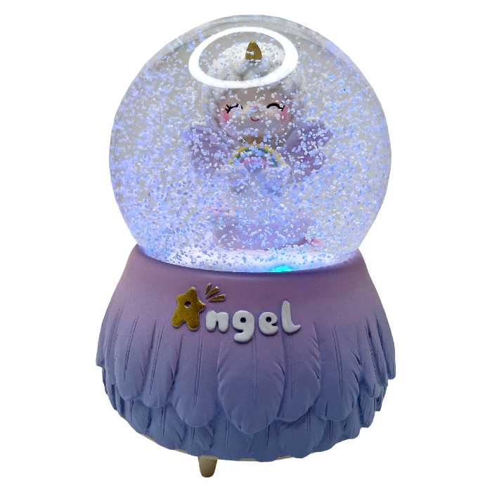 گوی موزیکال مدل پمپی فرشته مهربون طرح  Angel کد PA2034