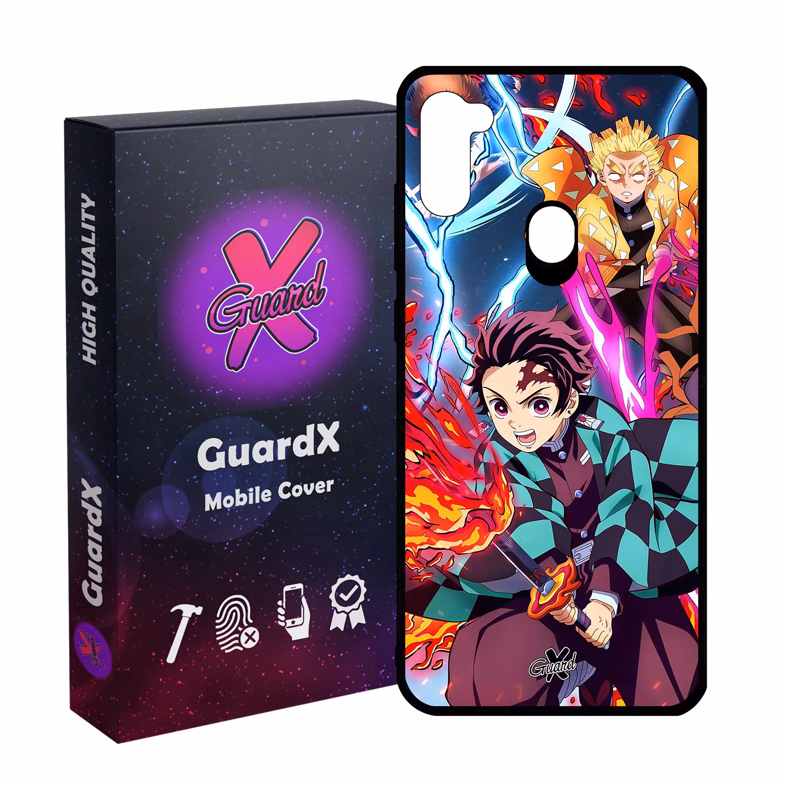 کاور گارد ایکس طرح Demon Slayer Anime مدل Glass10548 مناسب برای گوشی موبایل سامسونگ Galaxy A11/M11