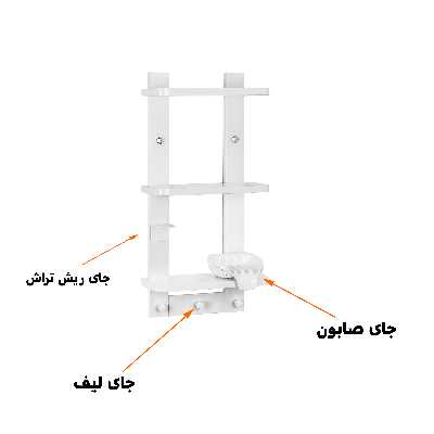 قفسه حمام دلفین مدل 3-10119