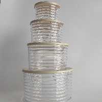 ست 4 عددی ظرف در دار