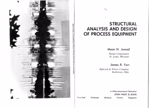خرید و دانلود نسخه کامل کتاب Structural Analysis and Design of Process Equipment