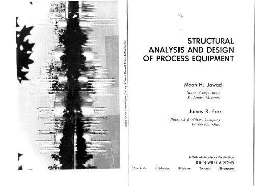 خرید و دانلود نسخه کامل کتاب Structural Analysis and Design of Process Equipment