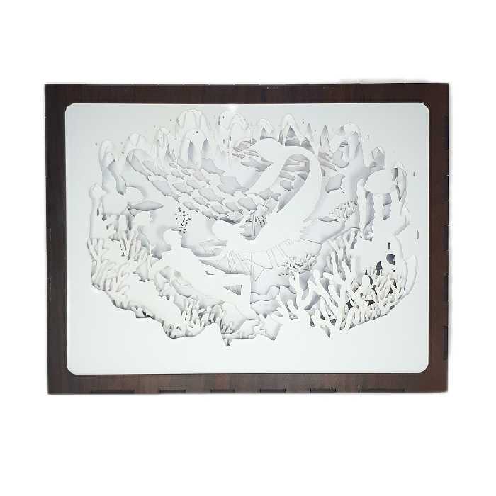 چراغ خواب مدل سه بعدی طرح پری دریایی کد SD45