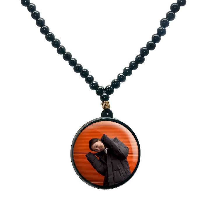 گردنبند پرمانه طرح تو ایس کد pmd.19701 مدل دو طرفه