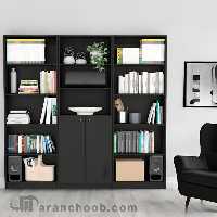 کتابخانه مدرن چوبی