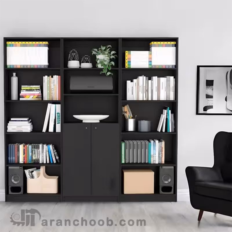 کتابخانه مدرن چوبی