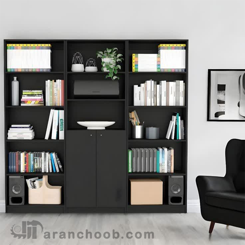 کتابخانه مدرن چوبی