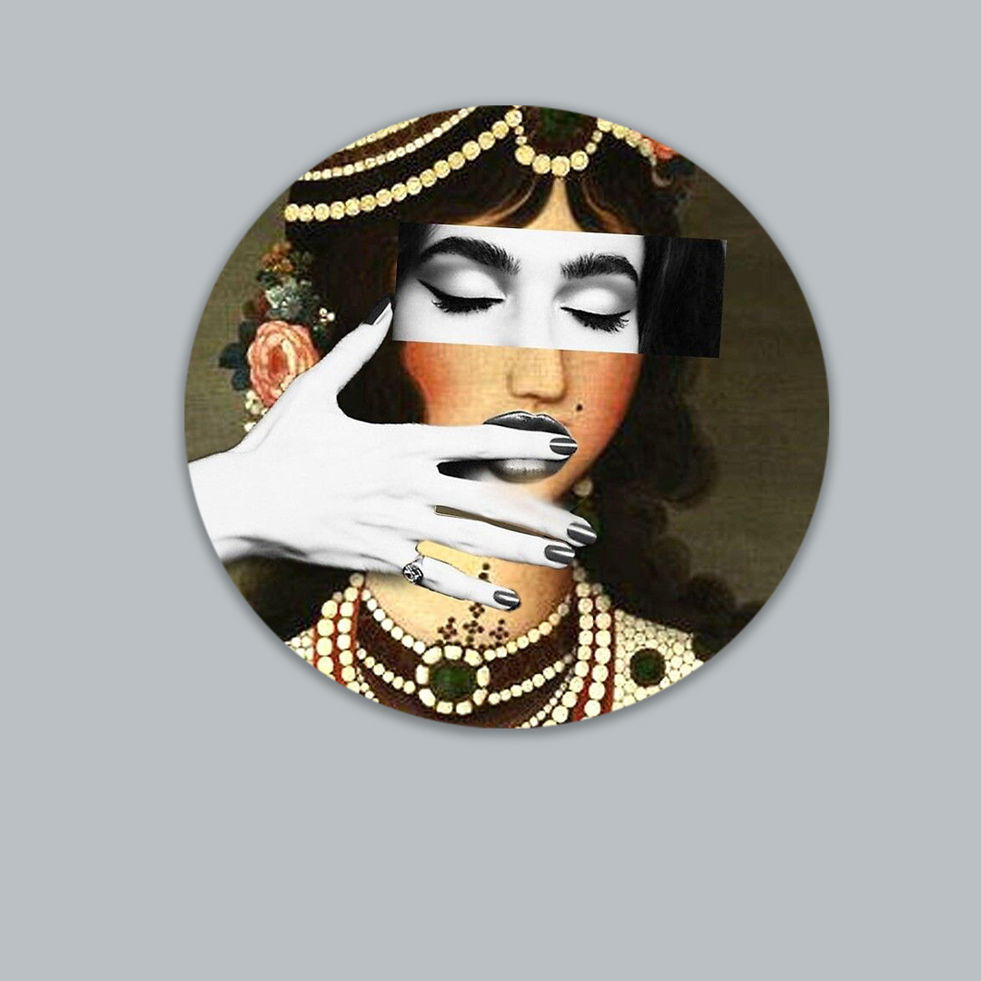 تابلو بوم مدل قجری کد vND-25