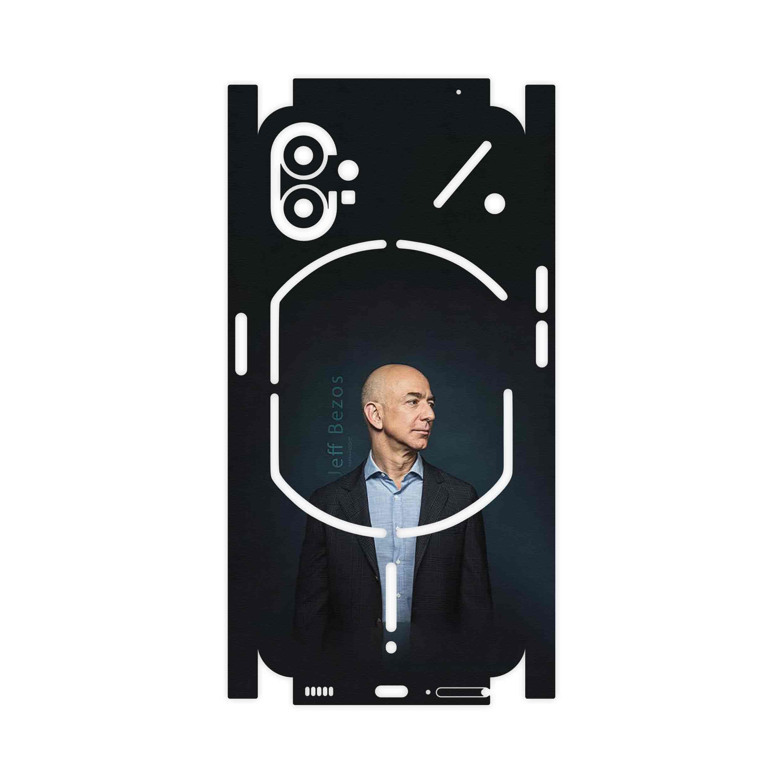 برچسب پوششی ماهوت مدل Jeff_Bezos-FullSkin مناسب برای گوشی موبایل ناتینگ Phone 1