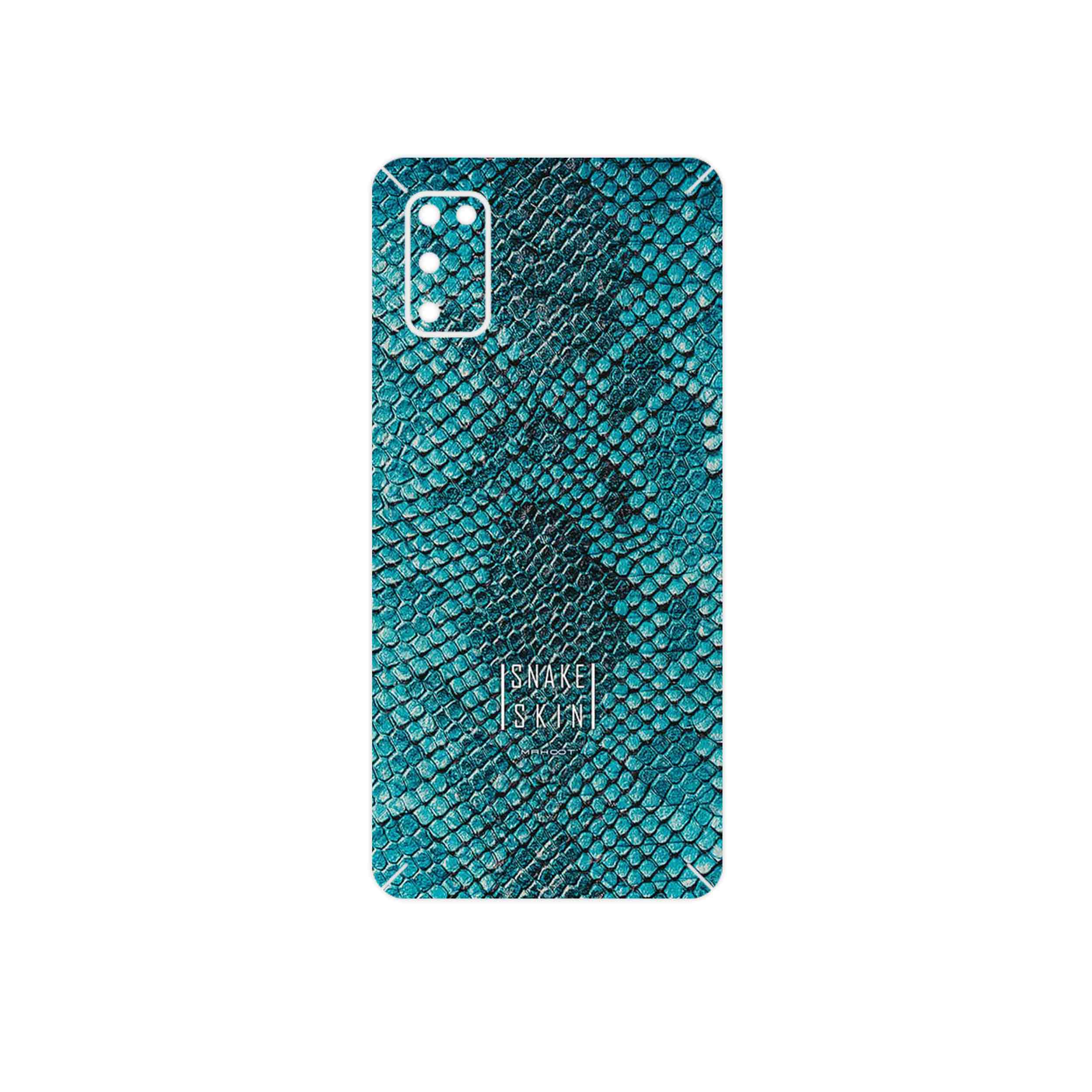برچسب پوششی ماهوت مدل Blue Snake Skin مناسب برای گوشی موبایل سامسونگ Galaxy A41