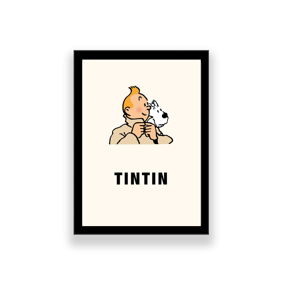 تابلو طرح تن تن 