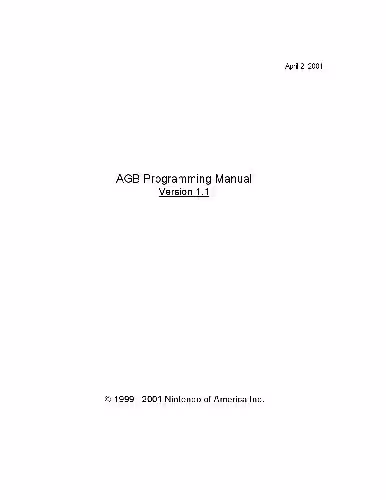 خرید و دانلود نسخه کامل کتاب Gameboy Advance Programming Manual v1.1