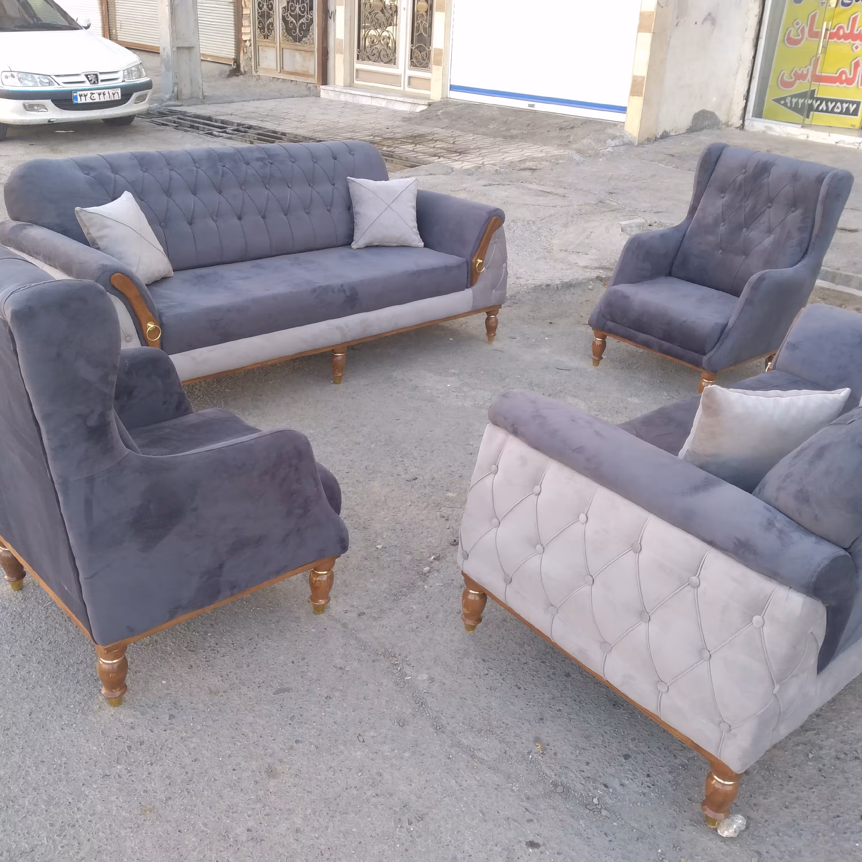 مبل راحتی چستر پاریس  7 نفره قیمتی مناسب