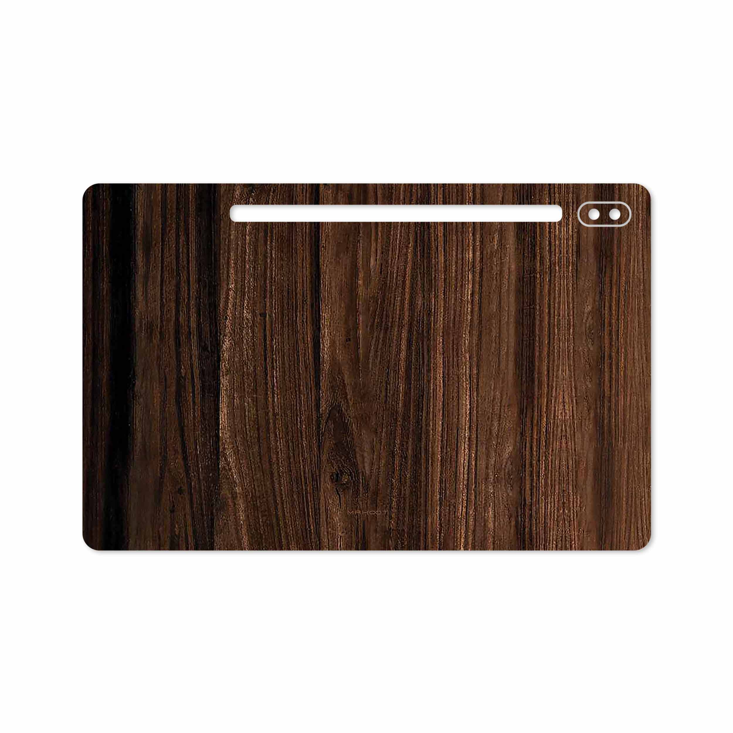 برچسب پوششی ماهوت مدل Dark Walnut Wood مناسب برای تبلت سامسونگ Galaxy Tab S6 2019 SM-T865