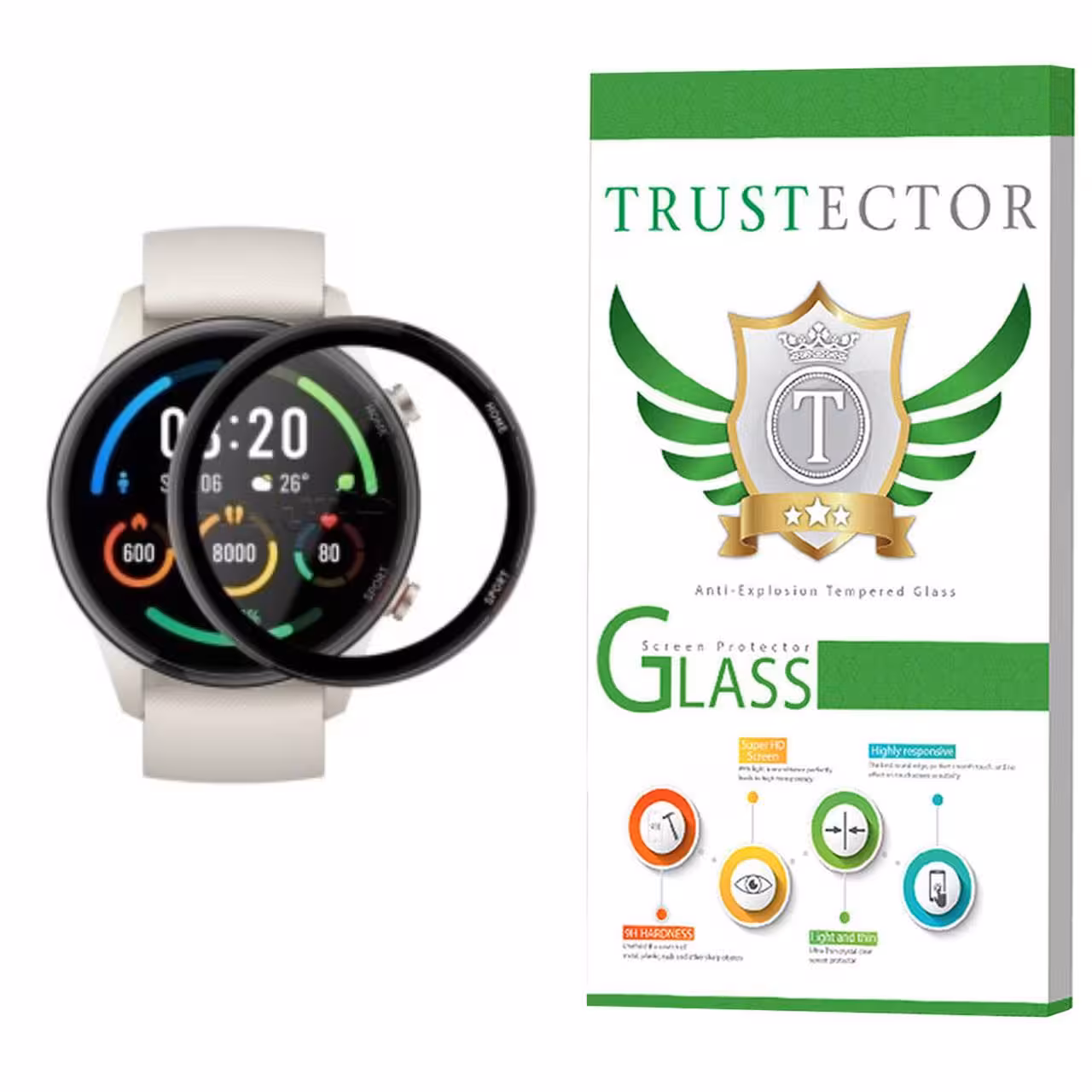 محافظ صفحه نمایش نانو تراستکتور مدل PMTA مناسب برای ساعت هوشمند شیائومی Mi Watch Color
