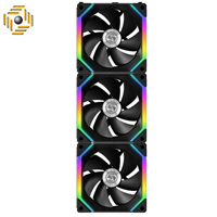 فن کیس لیان لی UNI Fan SL120 V2 RGB Black بسته 3 عددی