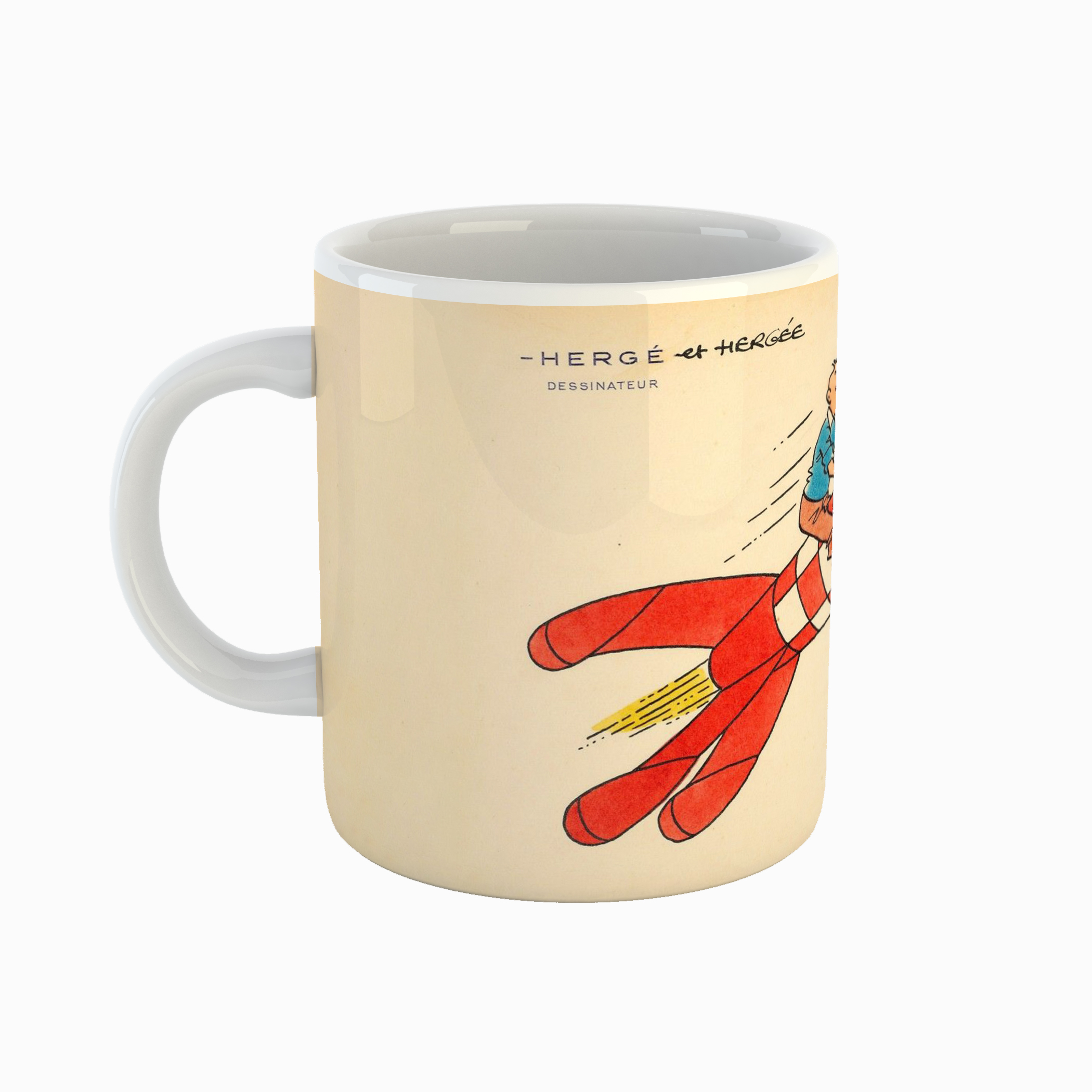 ماگ طرح تن تن مدل tin tin adventures کد 16