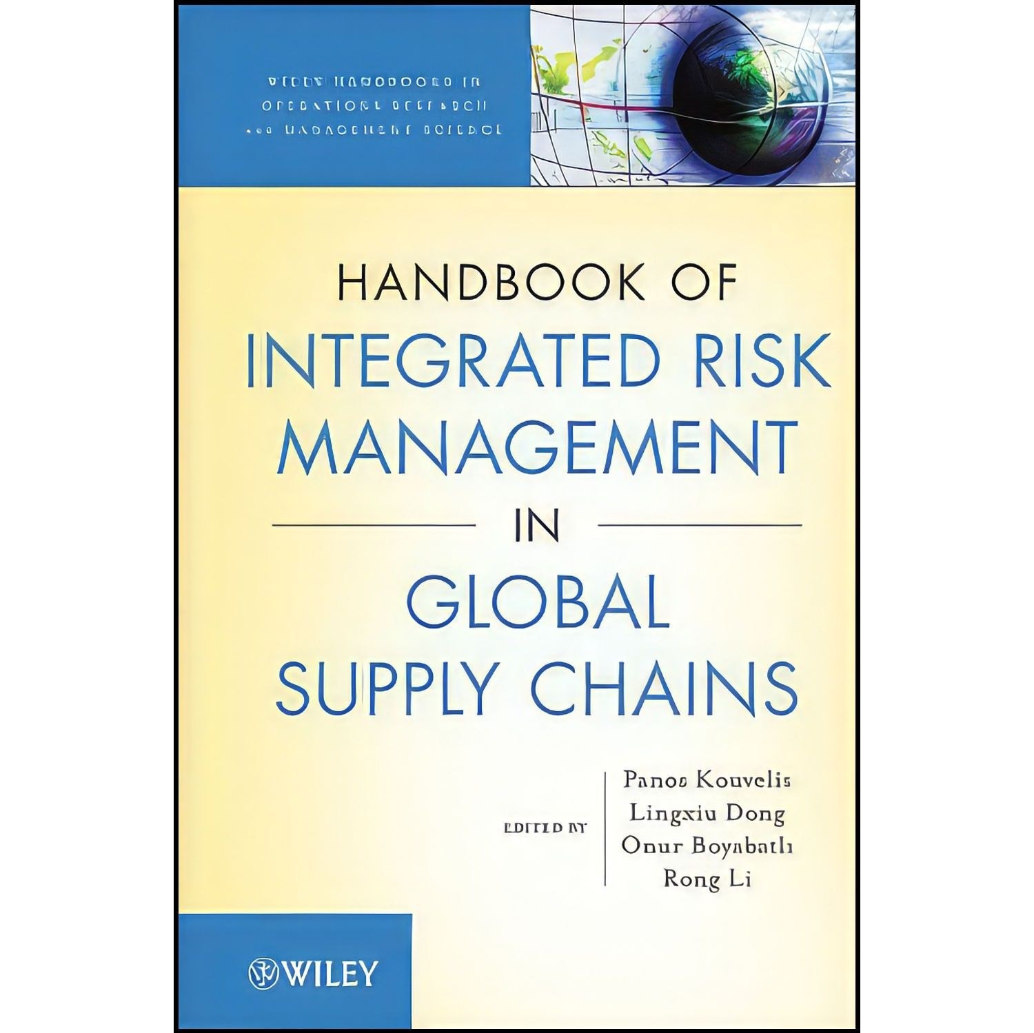 کتاب زبان اصلی Handbook of Integrated Risk Management in Global Supply Chains
