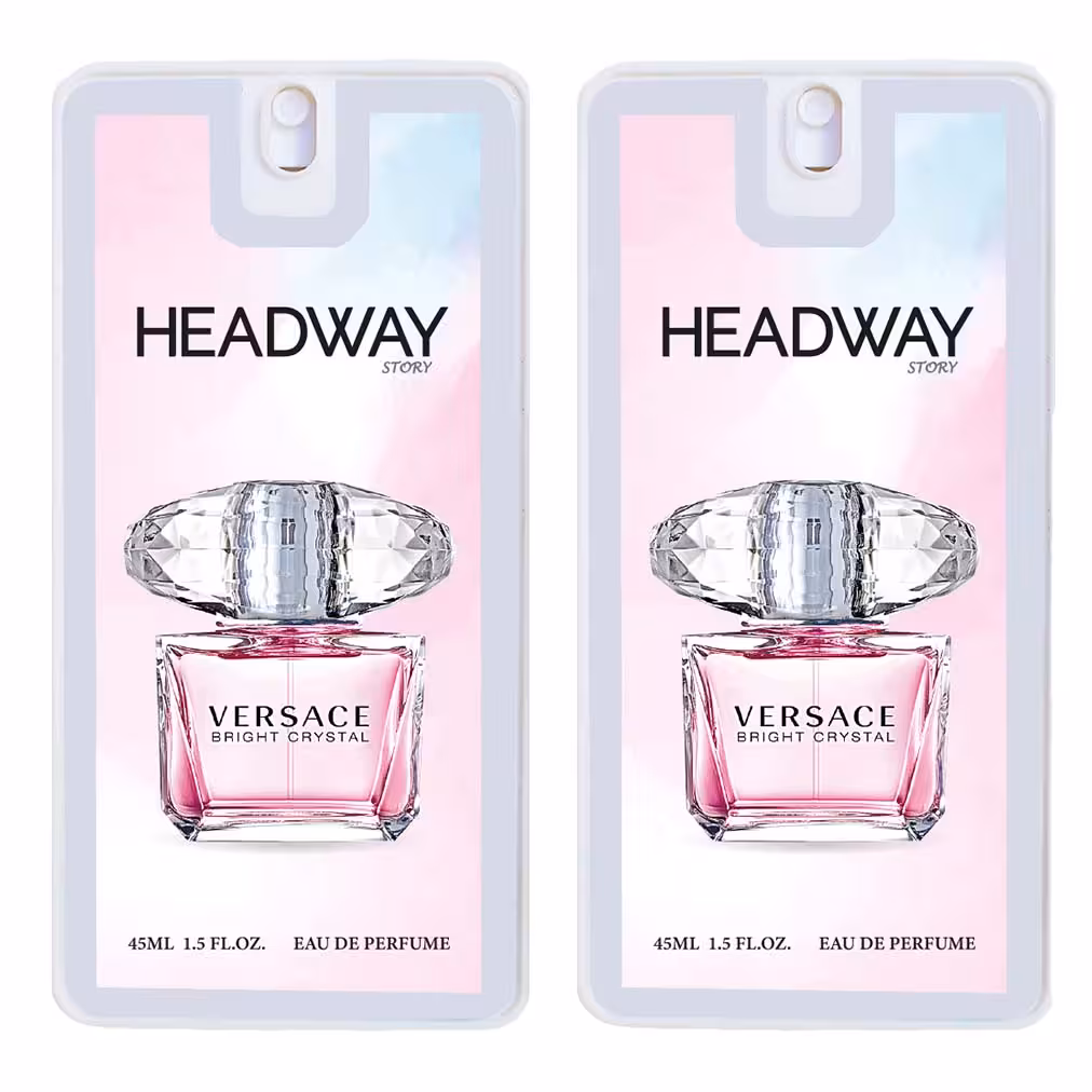 عطر جیبی زنانه هدوی مدل ورساچه برایت کریستال حجم 45 میلی لیتر مجموعه 2 عددی