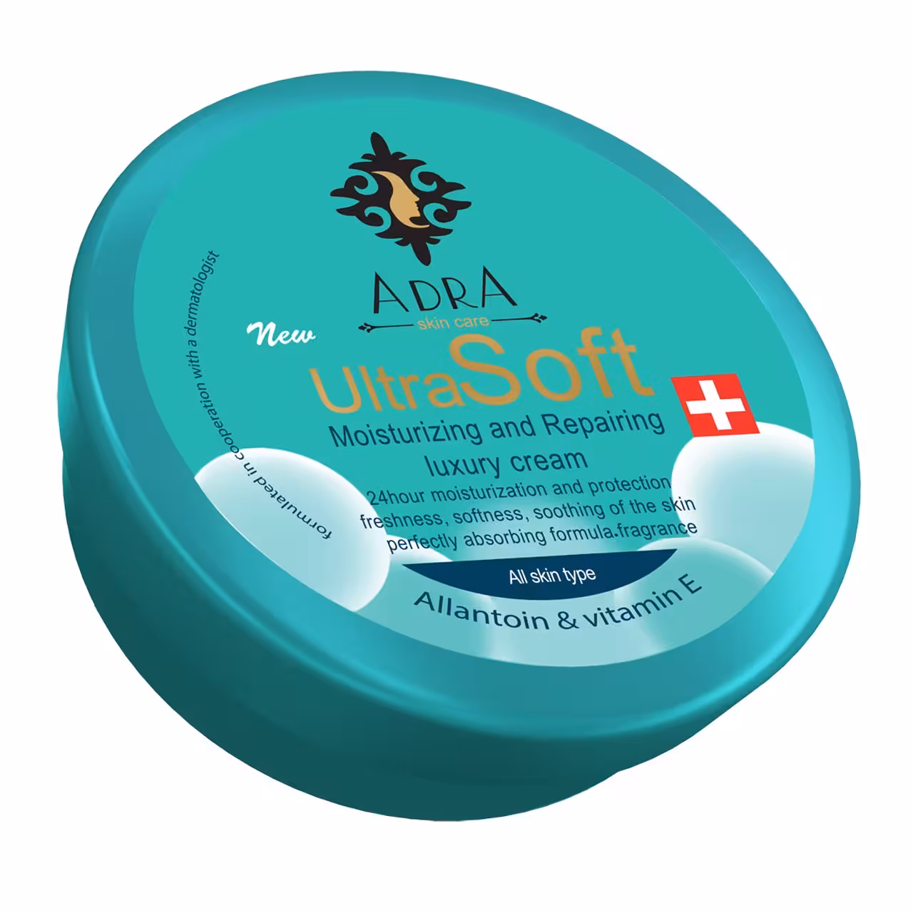 کرم مرطوب کننده و ترمیم کننده آدرا مدل Ultra Soft حجم 200 میلی لیتر