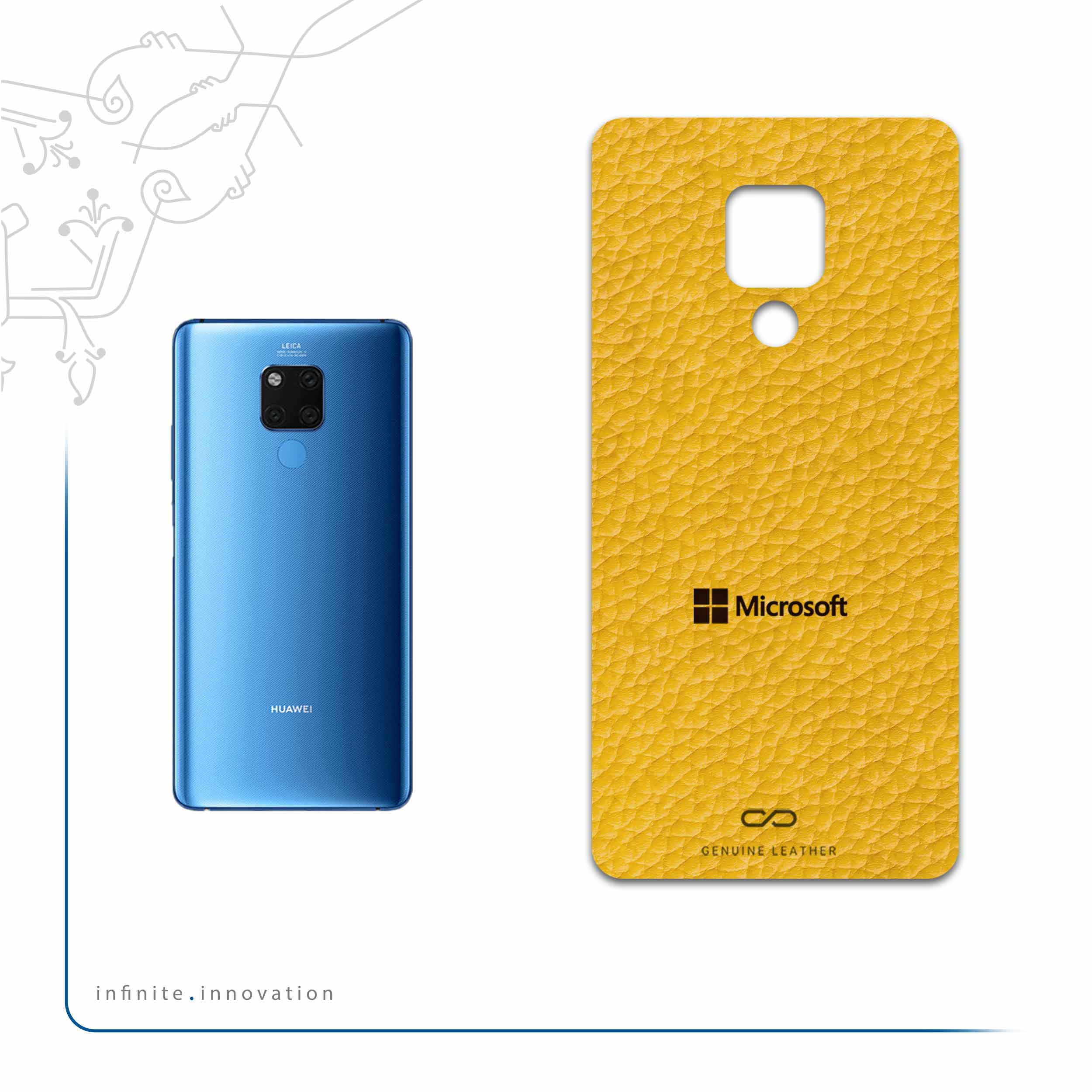 برچسب پوششی ماهوت مدل ML-MCRSFT مناسب برای گوشی موبایل هوآوی Mate 20 X