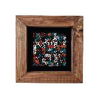 تابلو کاشی گلاک طرح تایپوگرافی کد FT8