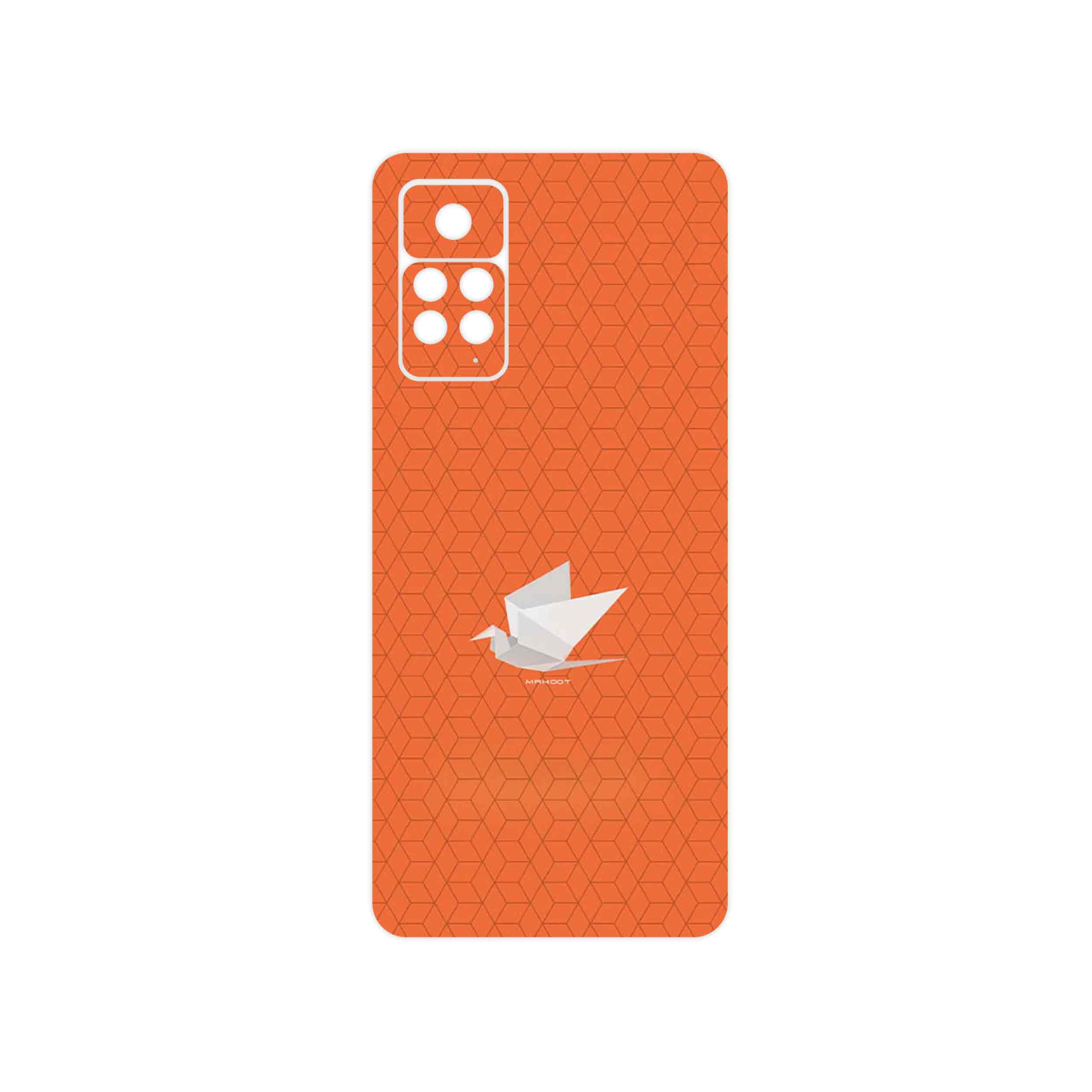 برچسب پوششی ماهوت مدل Minimalist origami bird مناسب برای گوشی موبایل شیائومی Redmi Note 11 Pro