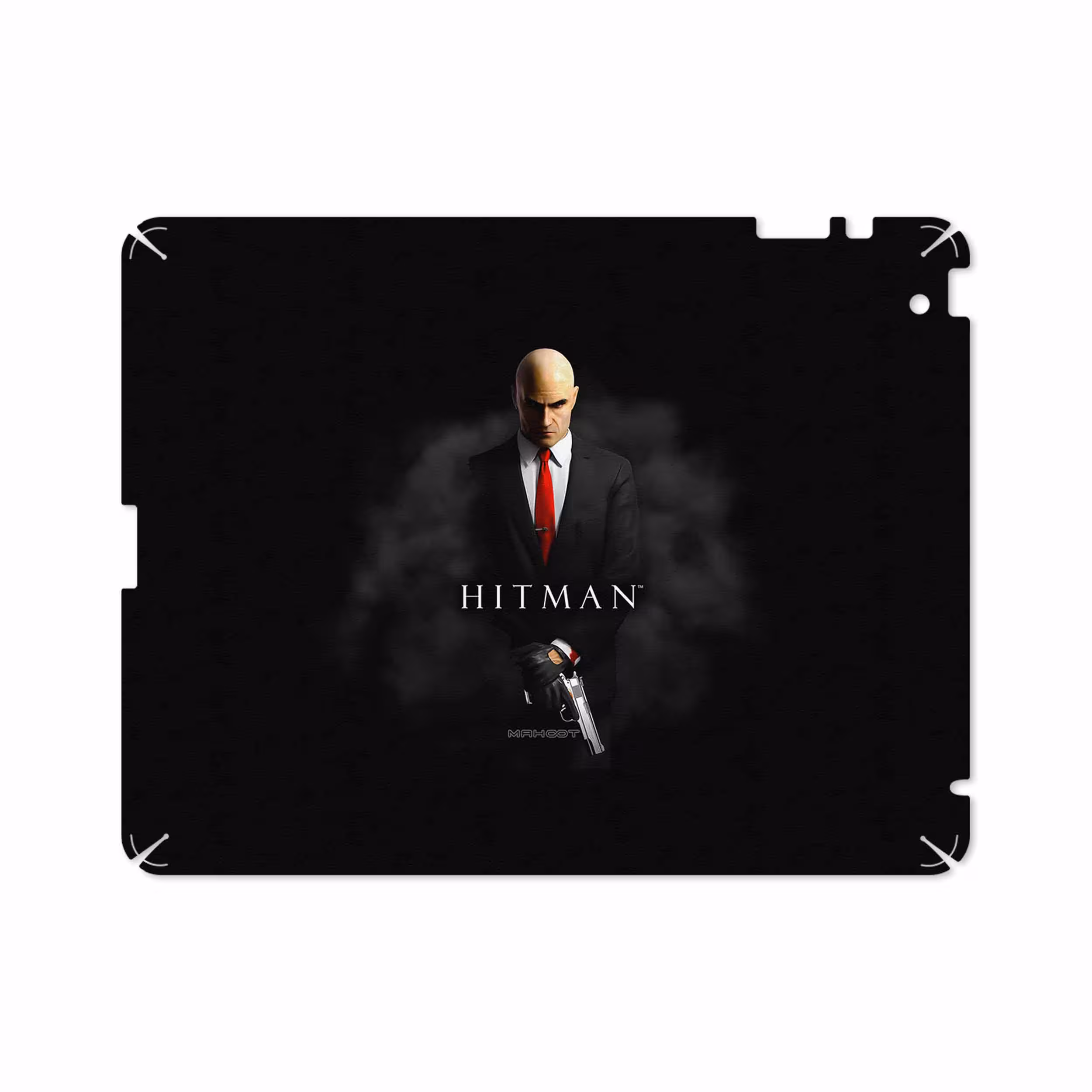 برچسب پوششی ماهوت مدل Hitman-Game مناسب برای تبلت اپل iPad 2 2011 A1396