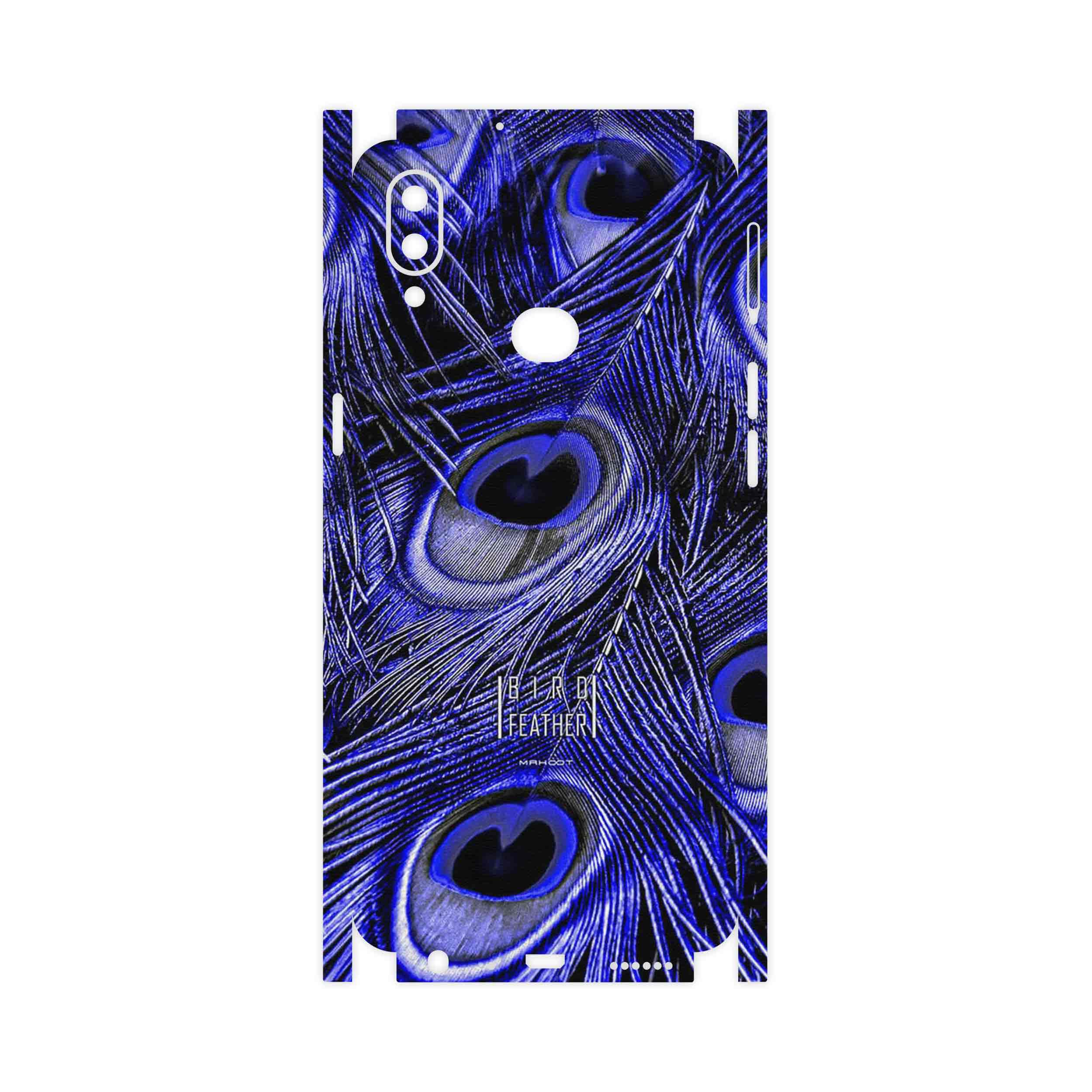 برچسب پوششی ماهوت مدل Purple Feather-FullSkin مناسب برای گوشی موبایل سامسونگ Galaxy A10s