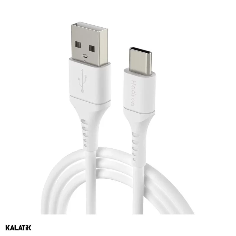 کابل تبدیل USB-A به USB-C هادرون مدل HTC-A-C01 به طول 1 متر