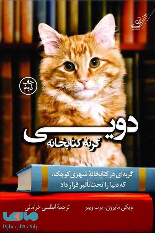 دویی گربه کتابخانه نشر کوله پشتی