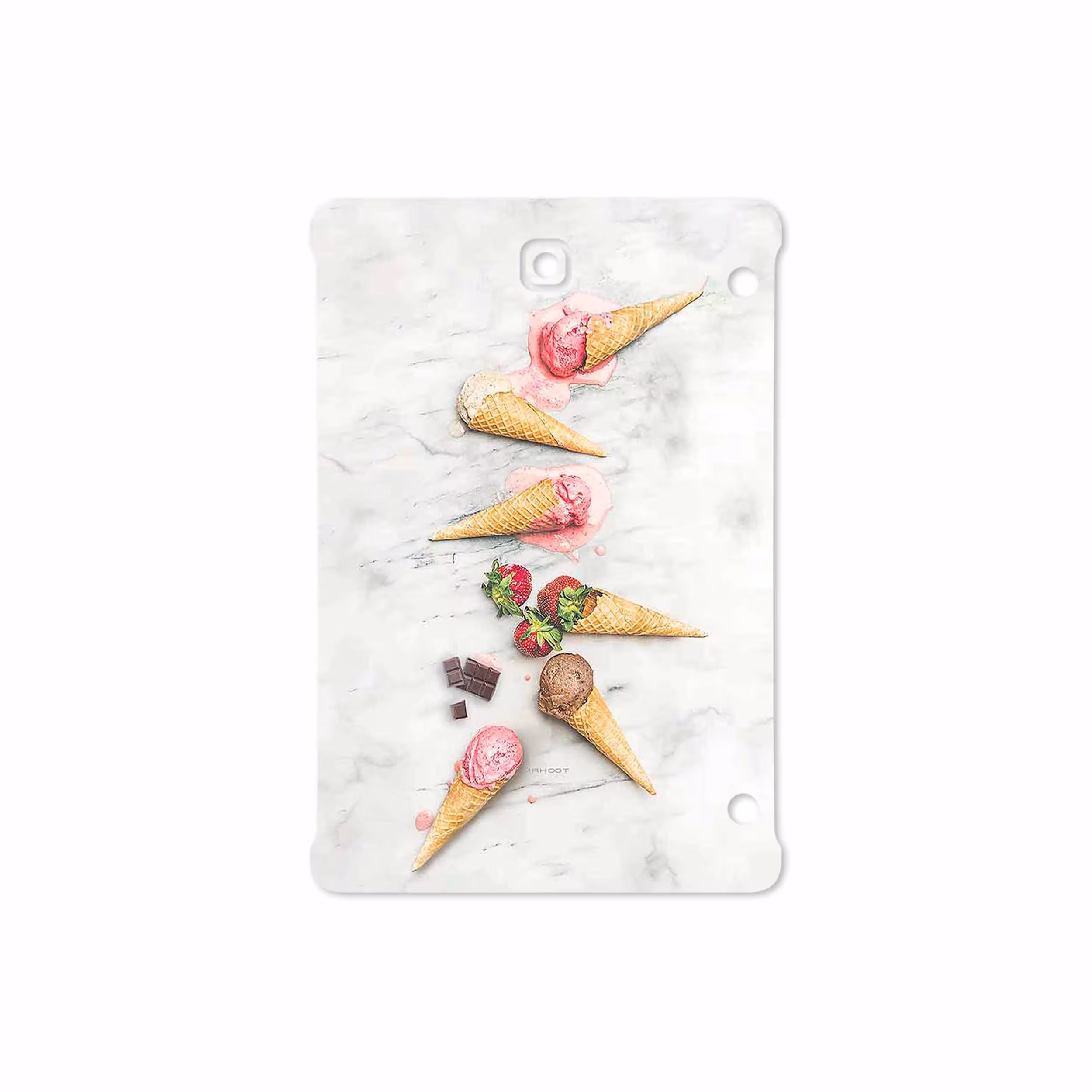 برچسب پوششی ماهوت مدل Funnel ice cream مناسب برای تبلت سامسونگ Galaxy Tab S2 8.0 2015 T710