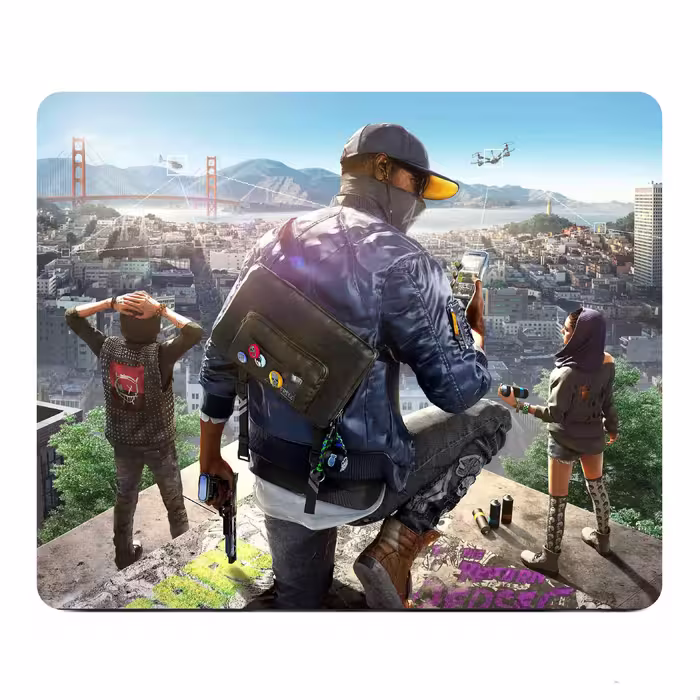 ماوس پد مدل L11 طرح بازی Watch Dogs 2