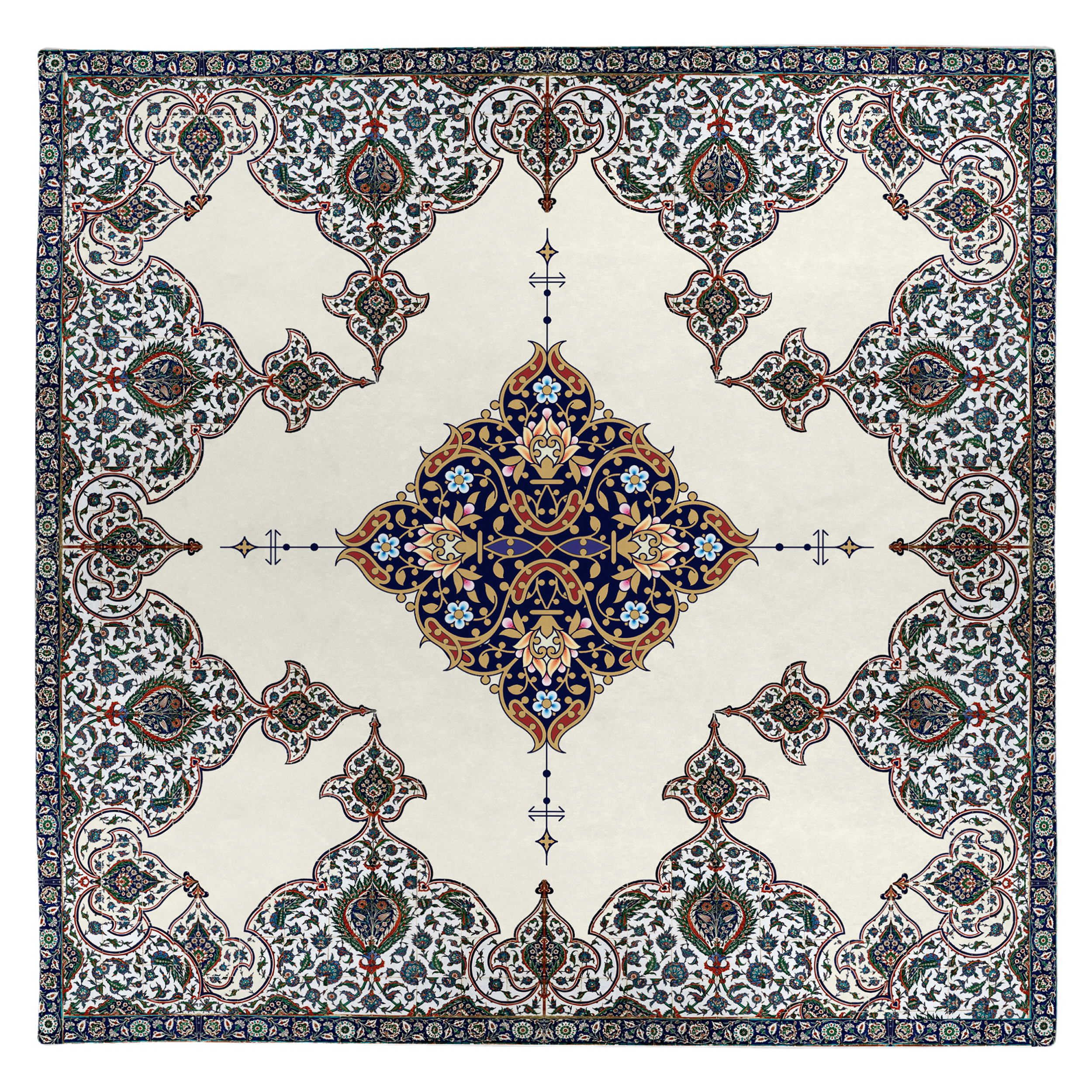 رومیزی طرح اسلیمی کد 9984.1