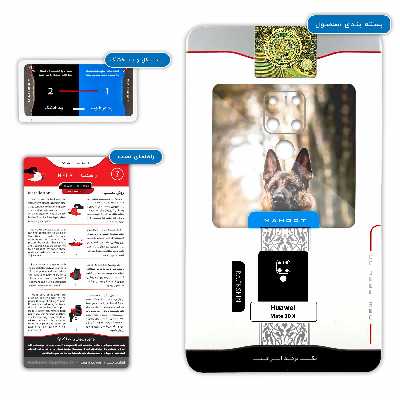 برچسب پوششی ماهوت مدل Dog-1 مناسب برای گوشی موبایل هوآوی Mate 20 X