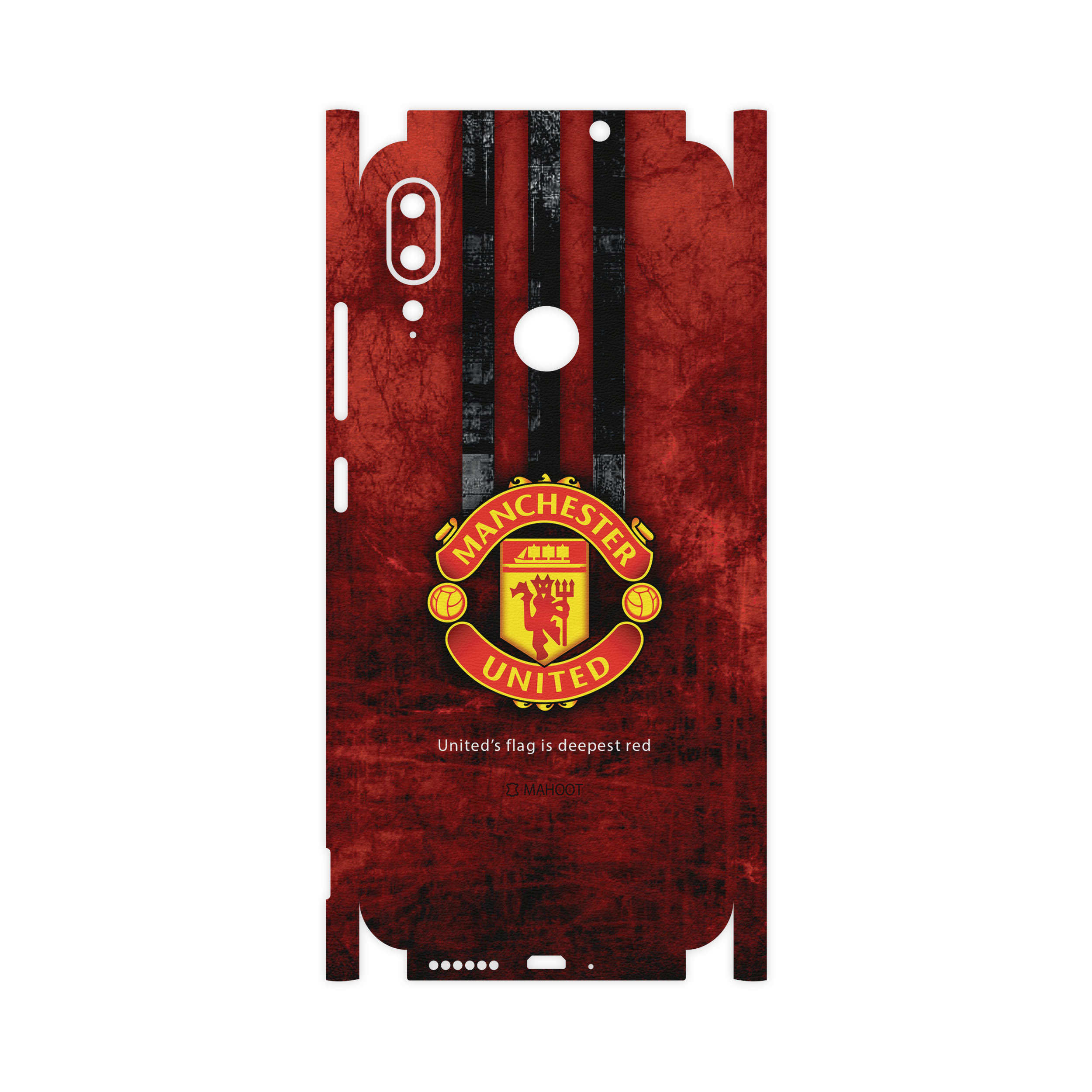 برچسب پوششی ماهوت مدل Manchester-United-FC-FullSkin مناسب برای گوشی موبایل موتورولا Moto E6 Plus