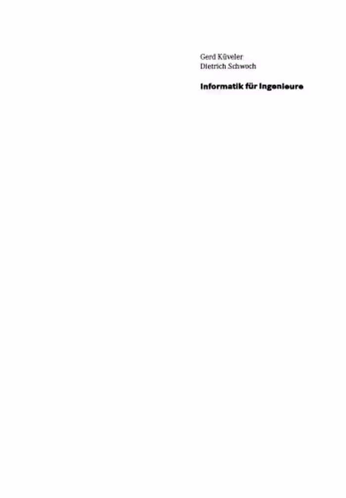 خرید و دانلود نسخه کامل کتاب Informatik für Ingenieure: C/C  , Mikrocomputertechnik, Datennetze