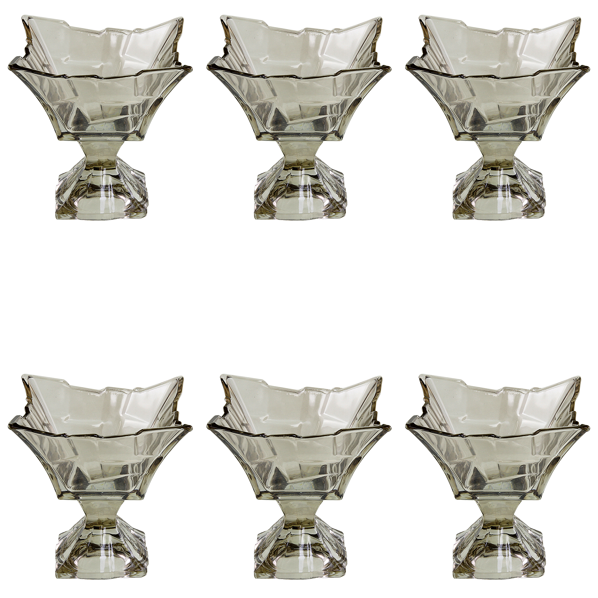 بستنی خوری مدل ویولت کد 0098 بسته ۶عددی 