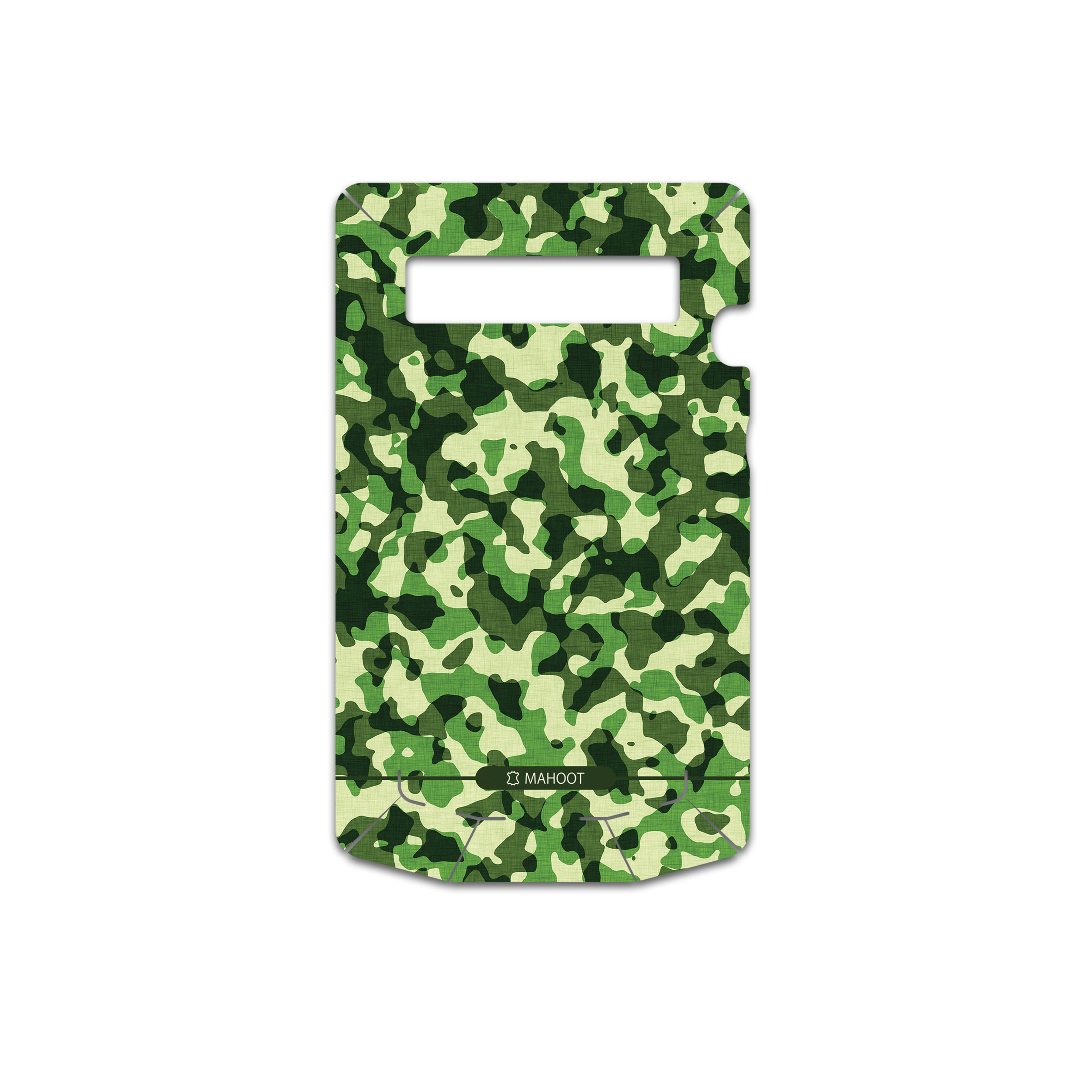 برچسب پوششی ماهوت مدل Army-Green مناسب برای گوشی موبایل بلک بری Porsche Design P9981
