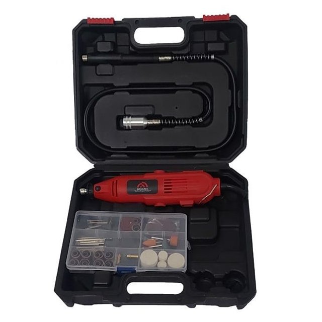 ابزار فرز مینیاتوری گریتک دیمر دار همراه با لوازم کامل 