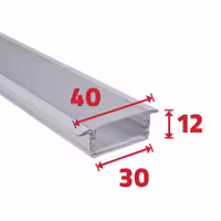 لاینر نوری توکار T4 - یراقینو فروش یراق آلات کابینت و درب