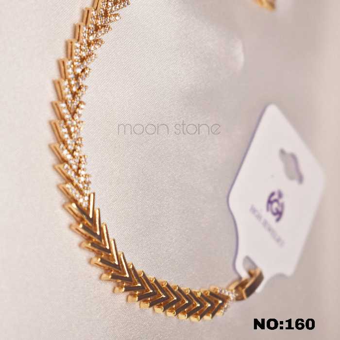 دستبند نگیندار استیل کد 160